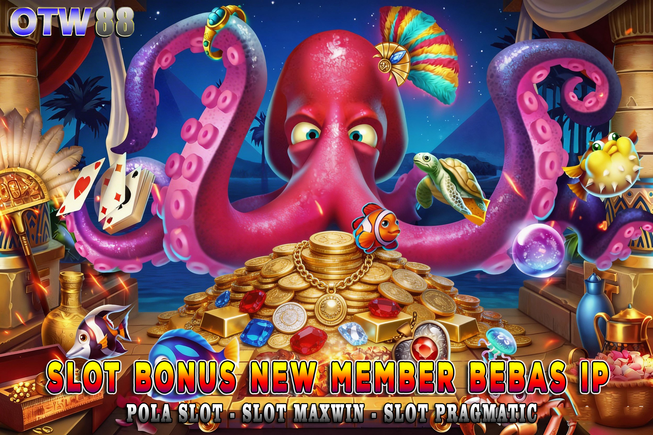 OTW88 : Product Category Slot Bonus Bebas IP for New Members